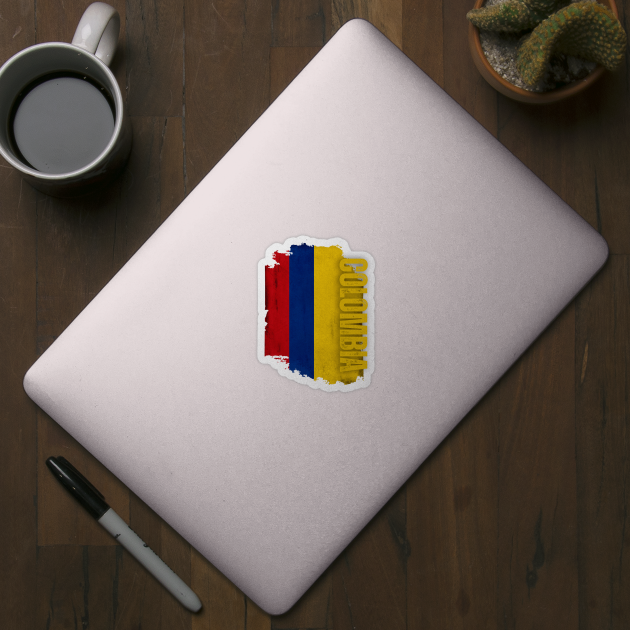 Colombia flag, colombian flag by eka123